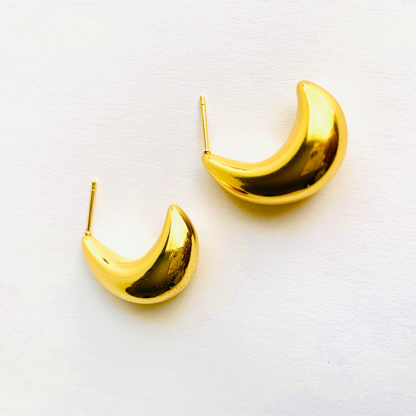 Chunky Crescent Earrings