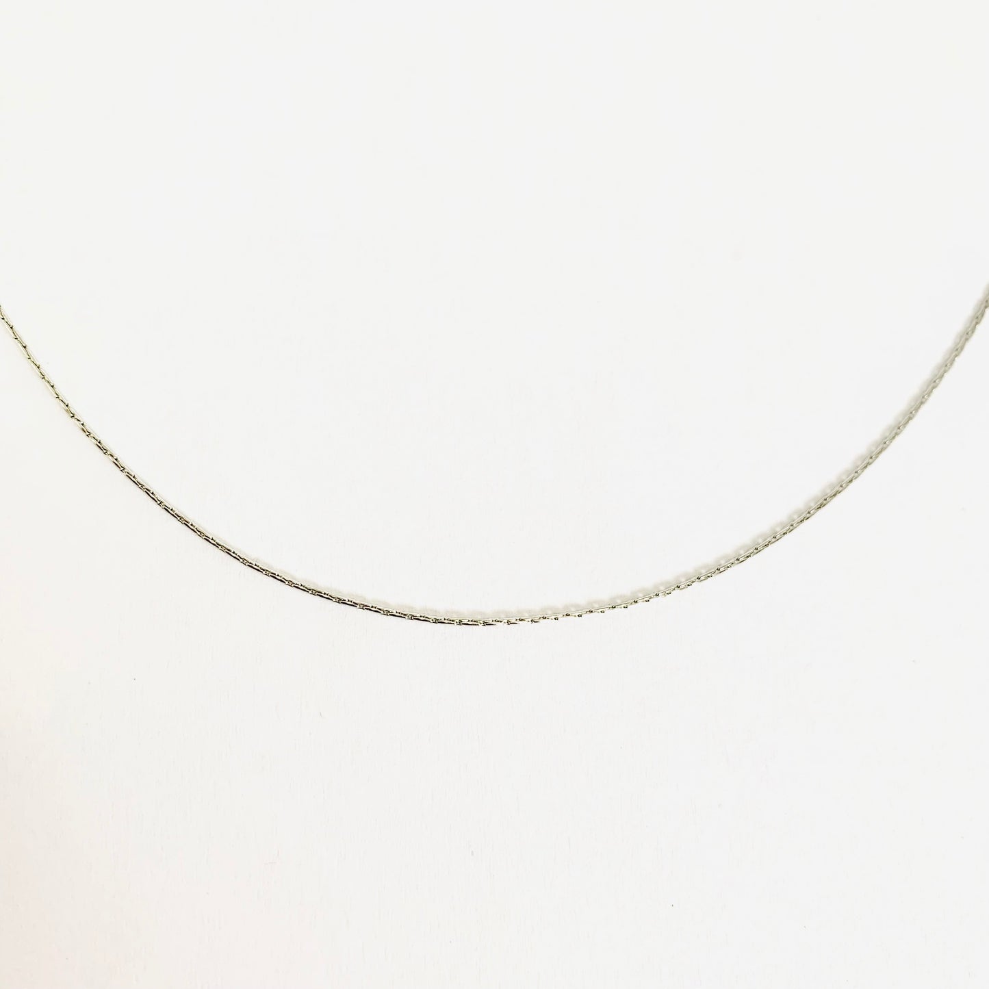 Silver Cobra Chain Necklace