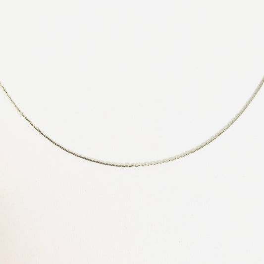 Silver Cobra Chain Necklace