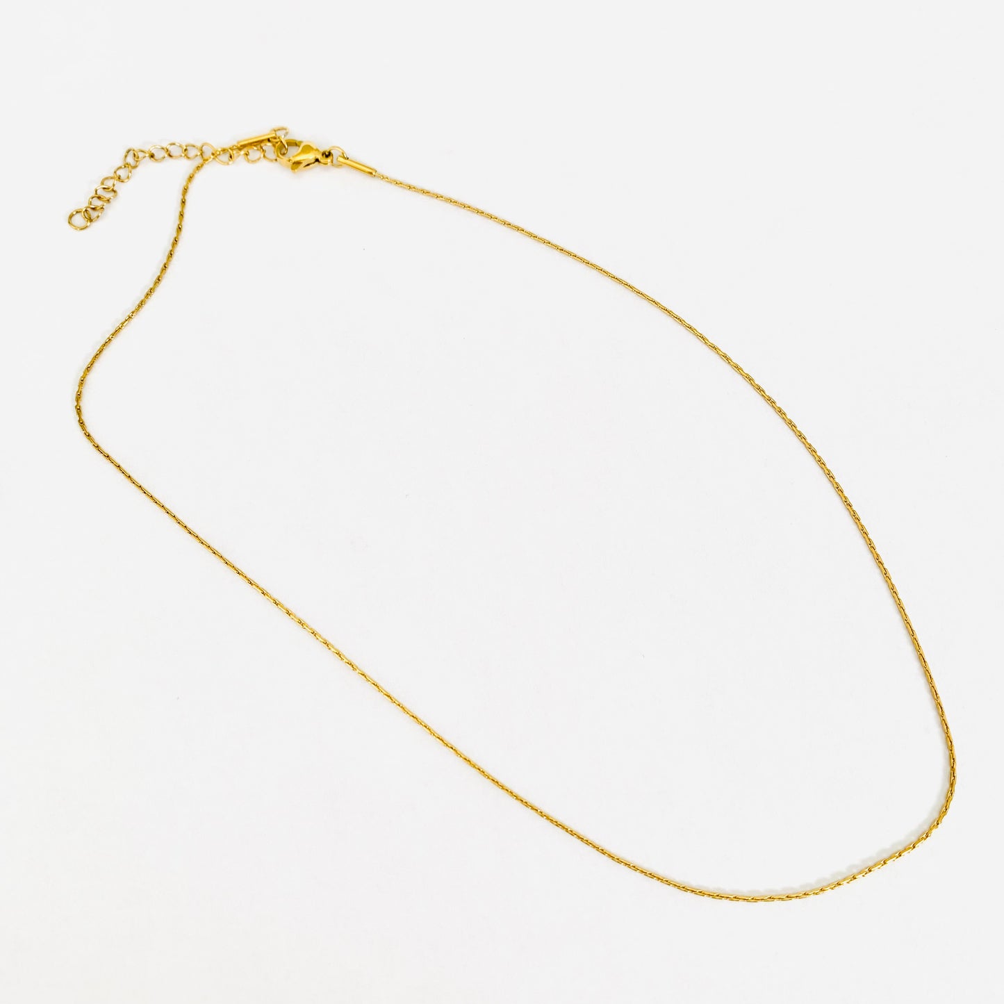Gold Cobra Chain Necklace
