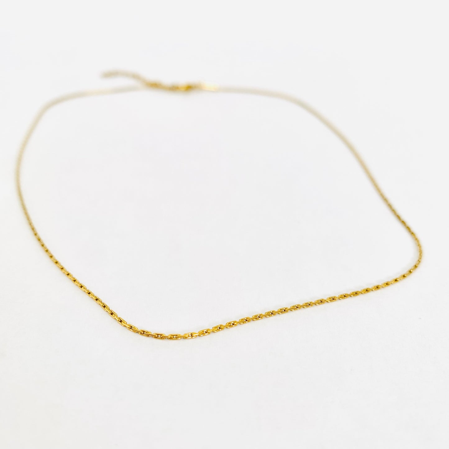 Gold Cobra Chain Necklace