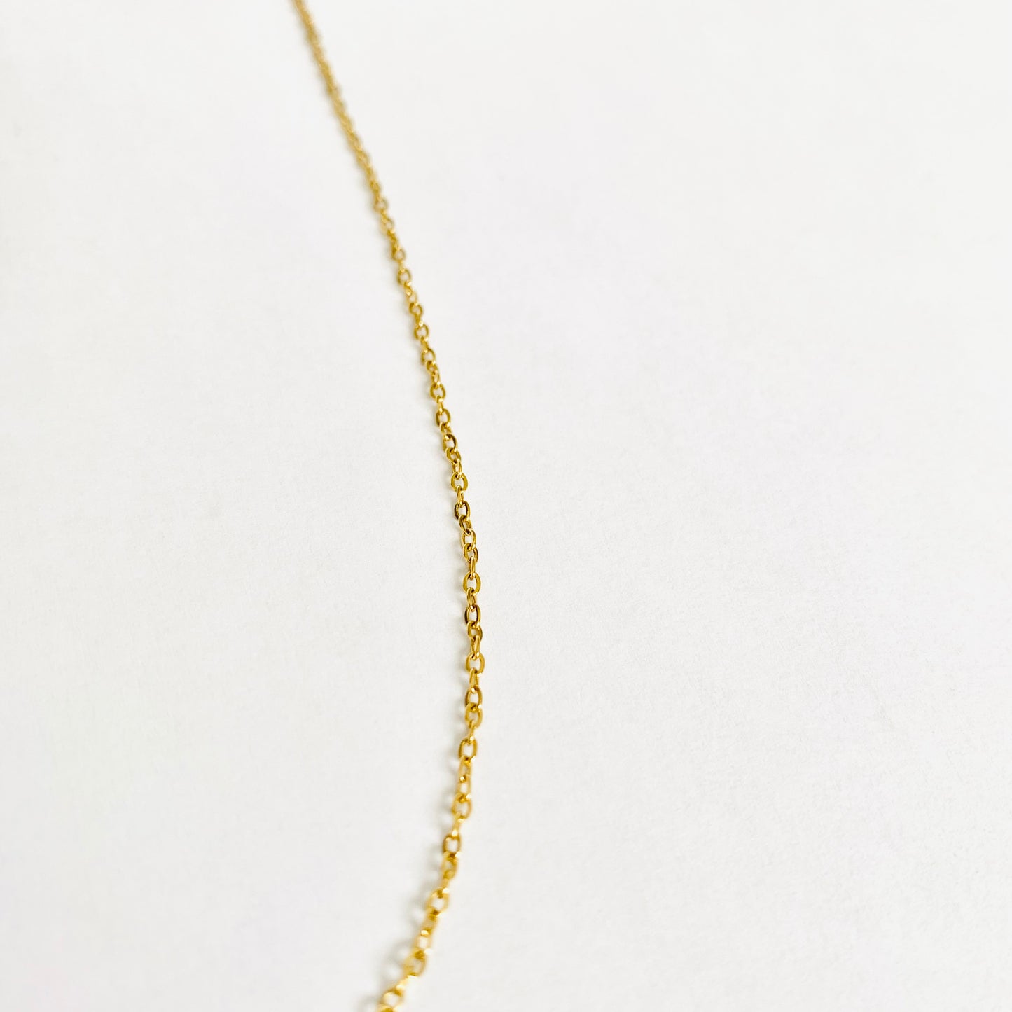 Gold Cable Chain Necklace