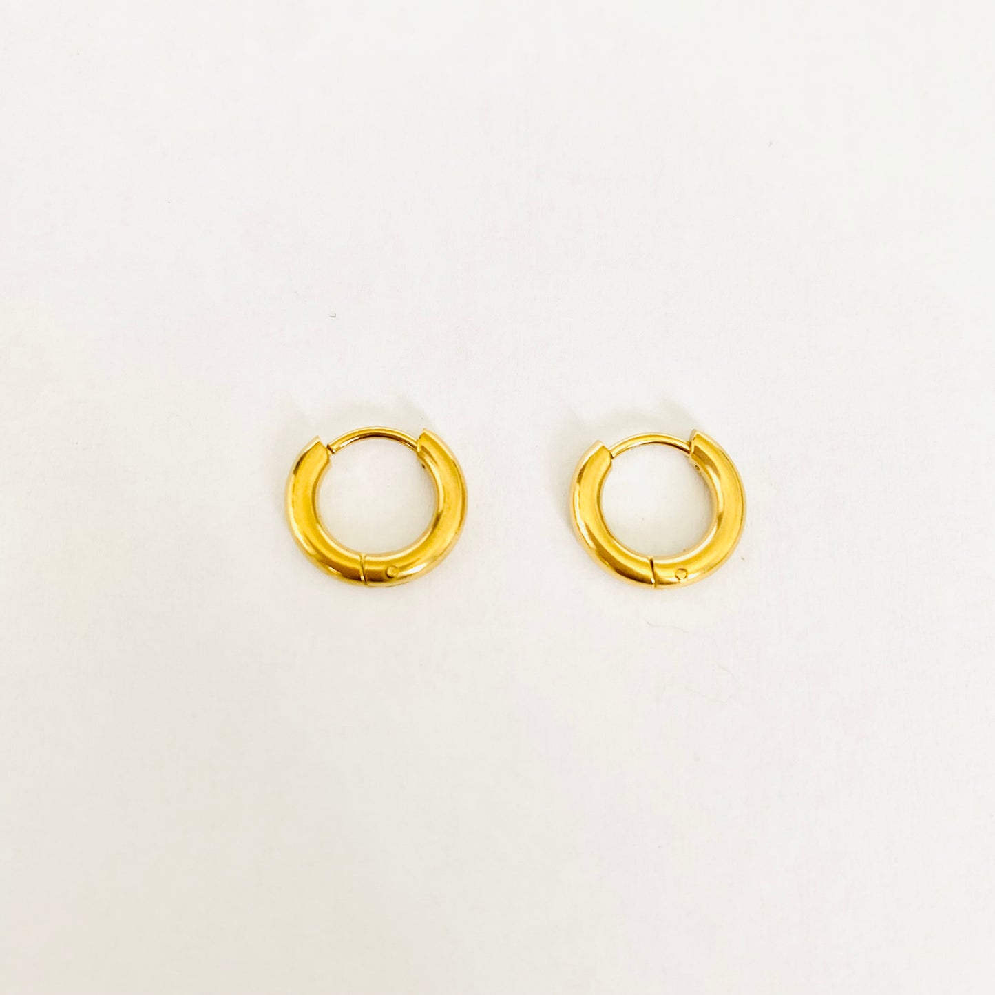 Golden Circle Hoops (12mm)