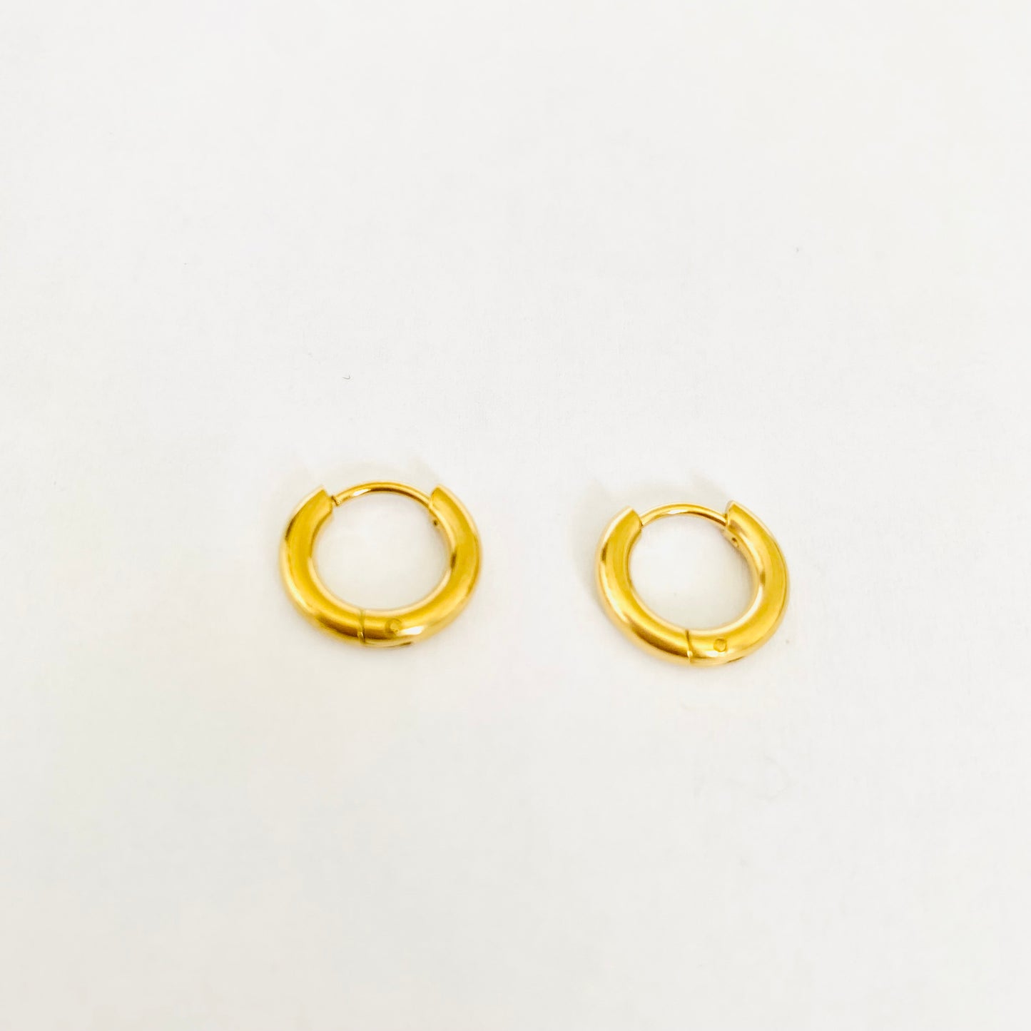 Golden Circle Hoops (12mm)