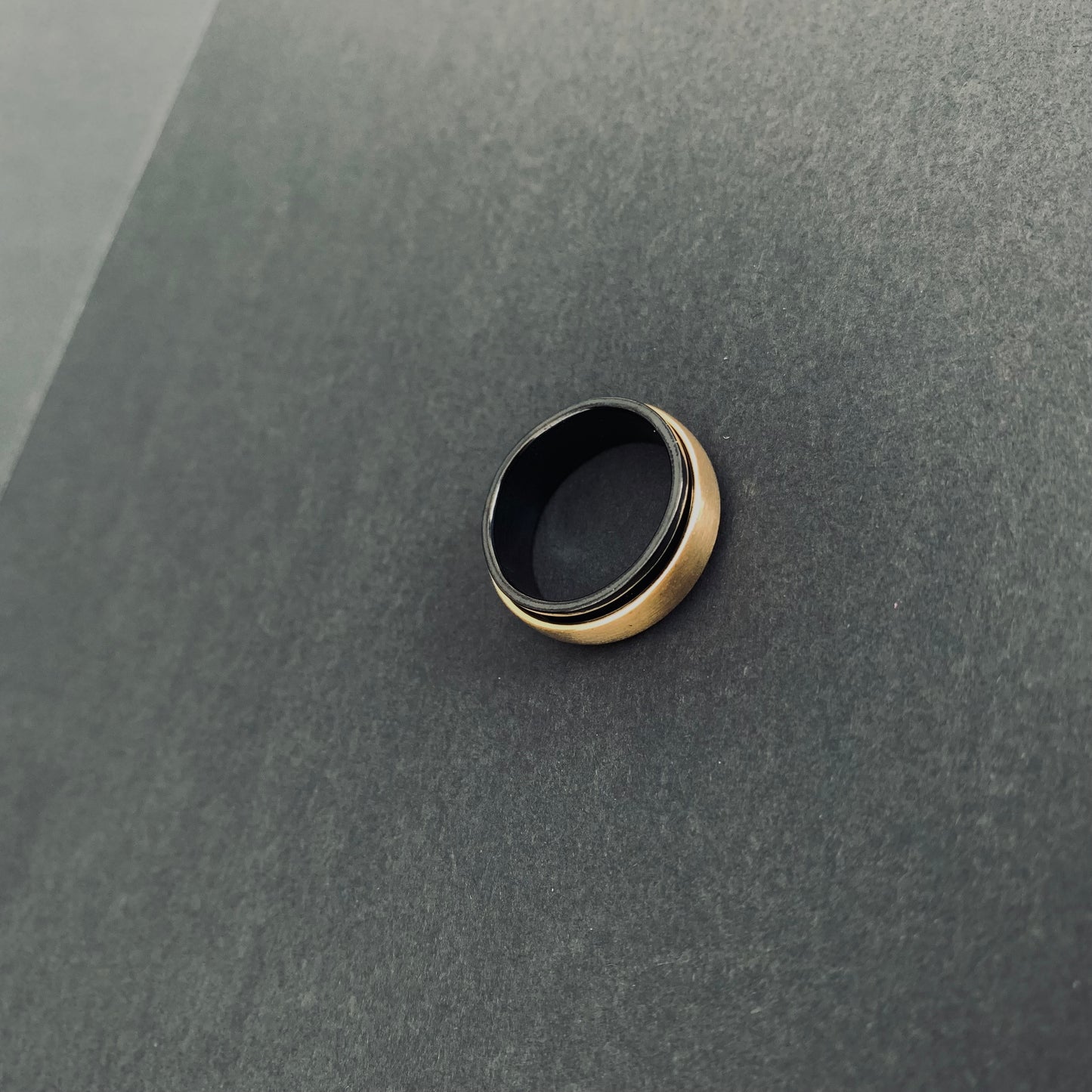 Gold Band Spinner Ring