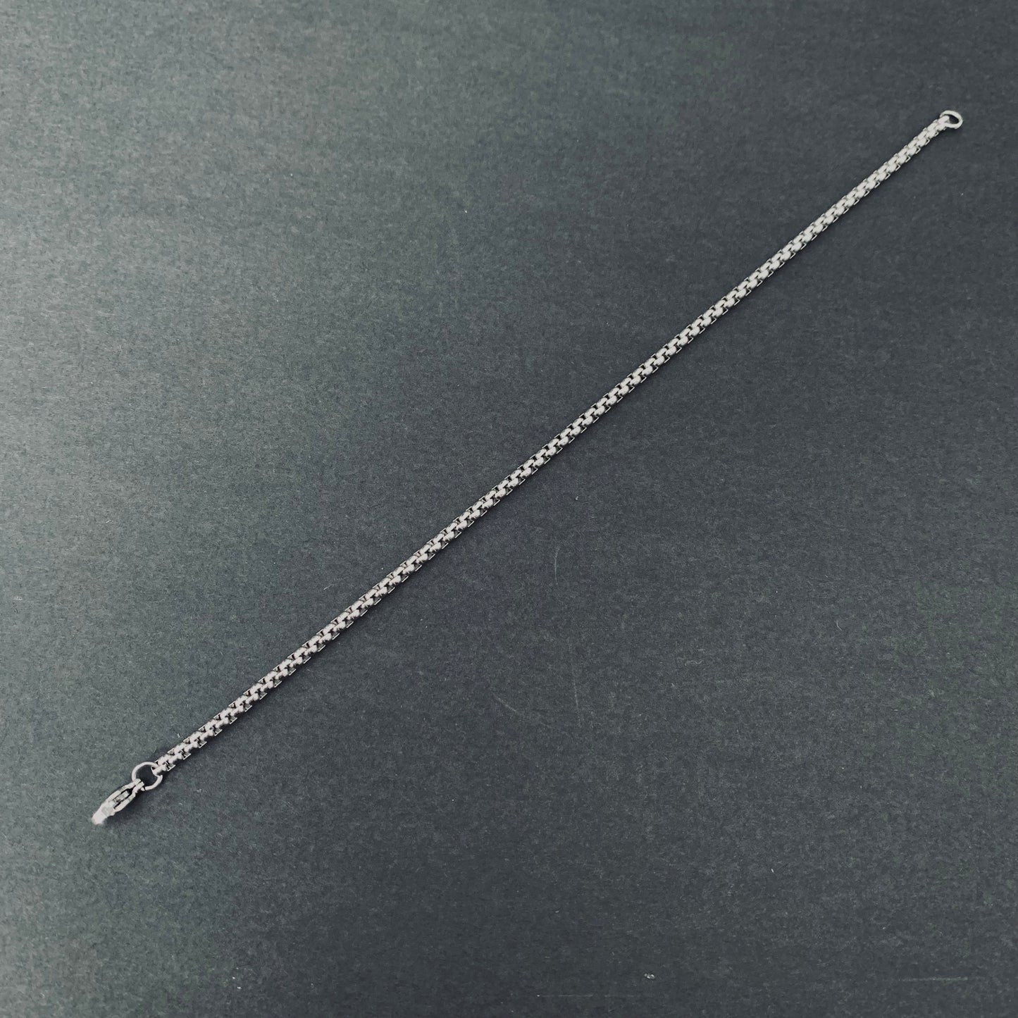 Silver Box Chain Bracelet