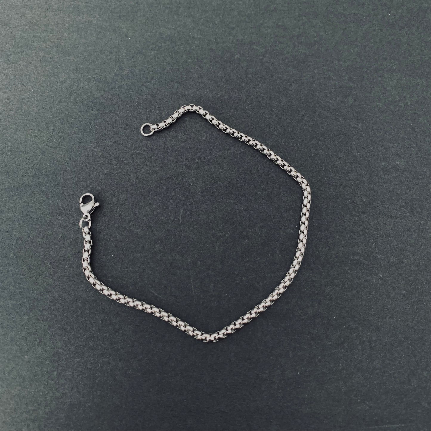Silver Box Chain Bracelet