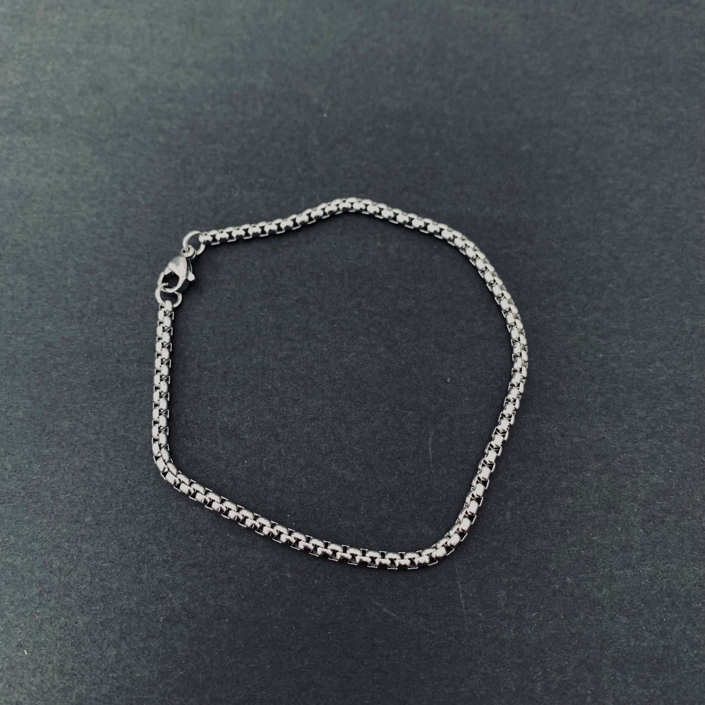 Silver Box Chain Bracelet