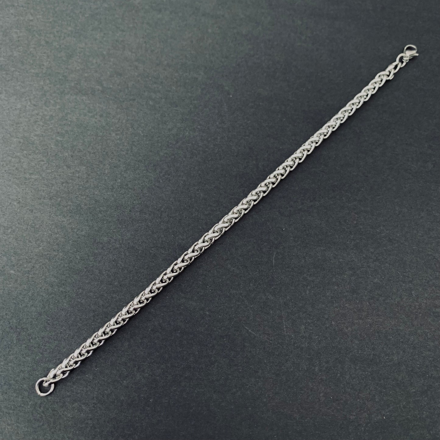 Silver Wheat Chain Bracelet
