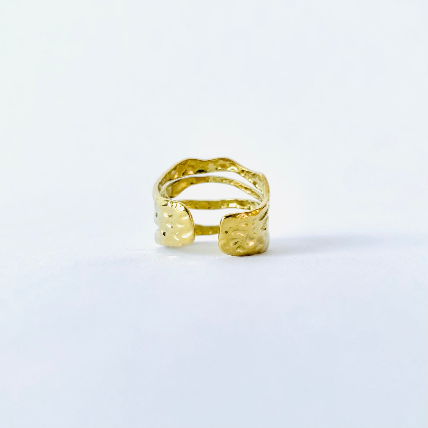 Golden Cascade Ring