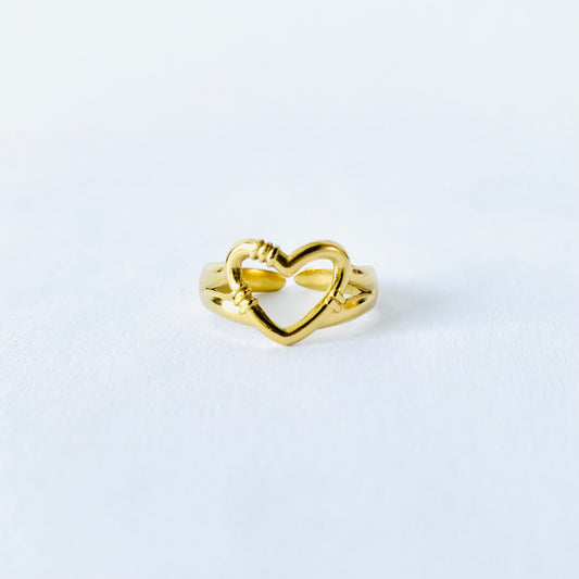 Hollow Heart Ring