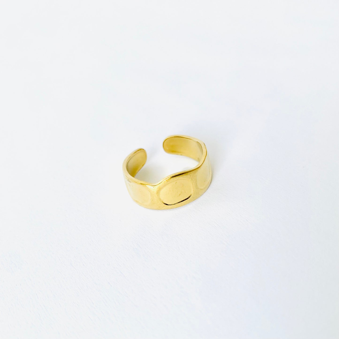 Geometric Sun Flower Ring