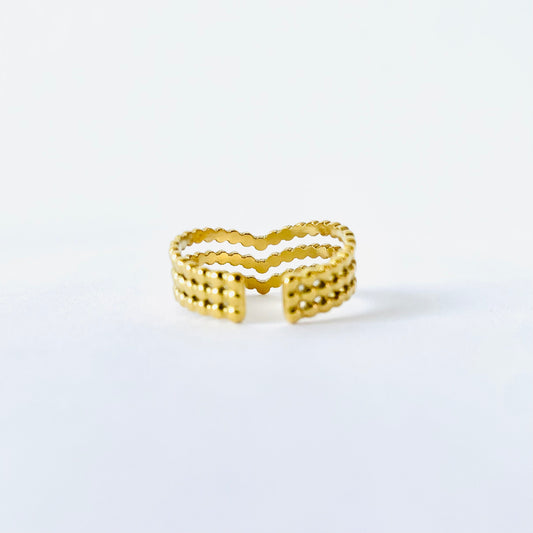 Triplet Bead Ring