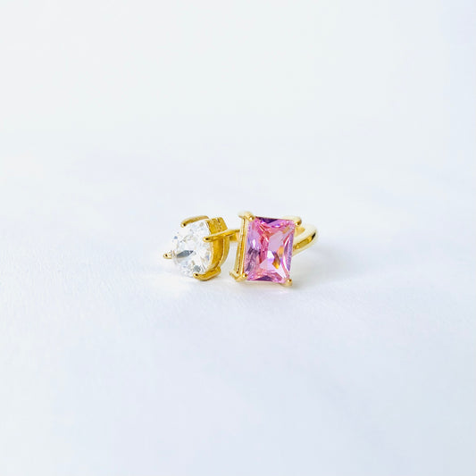 Duo Crystal Ring
