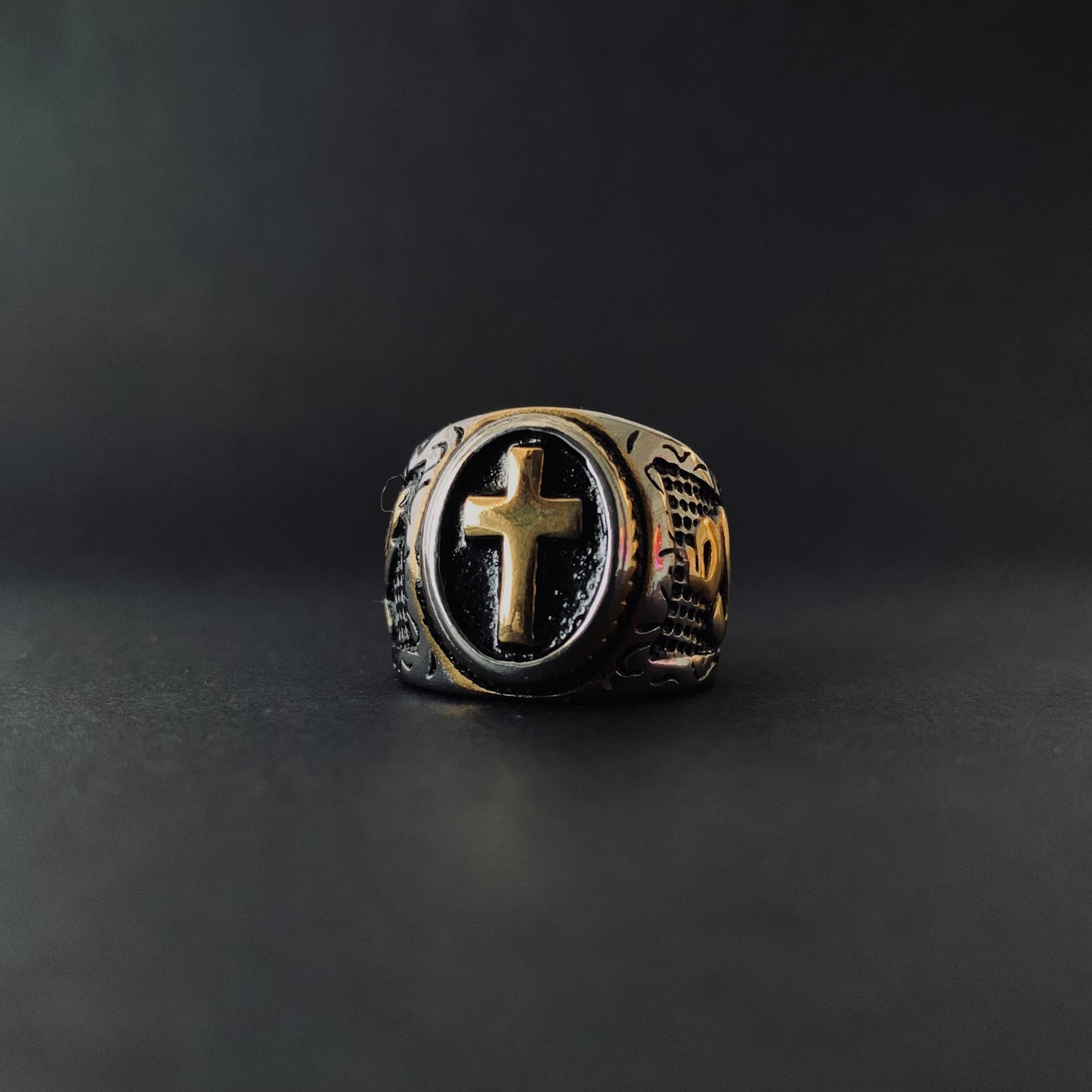 Cross Signet Ring