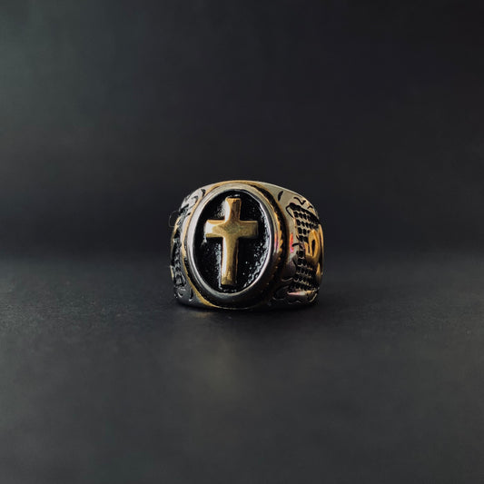 Cross Signet Ring