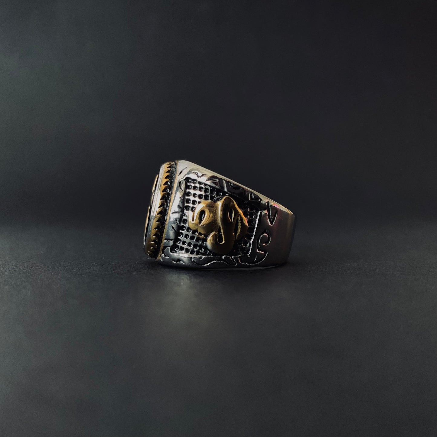 Cross Signet Ring