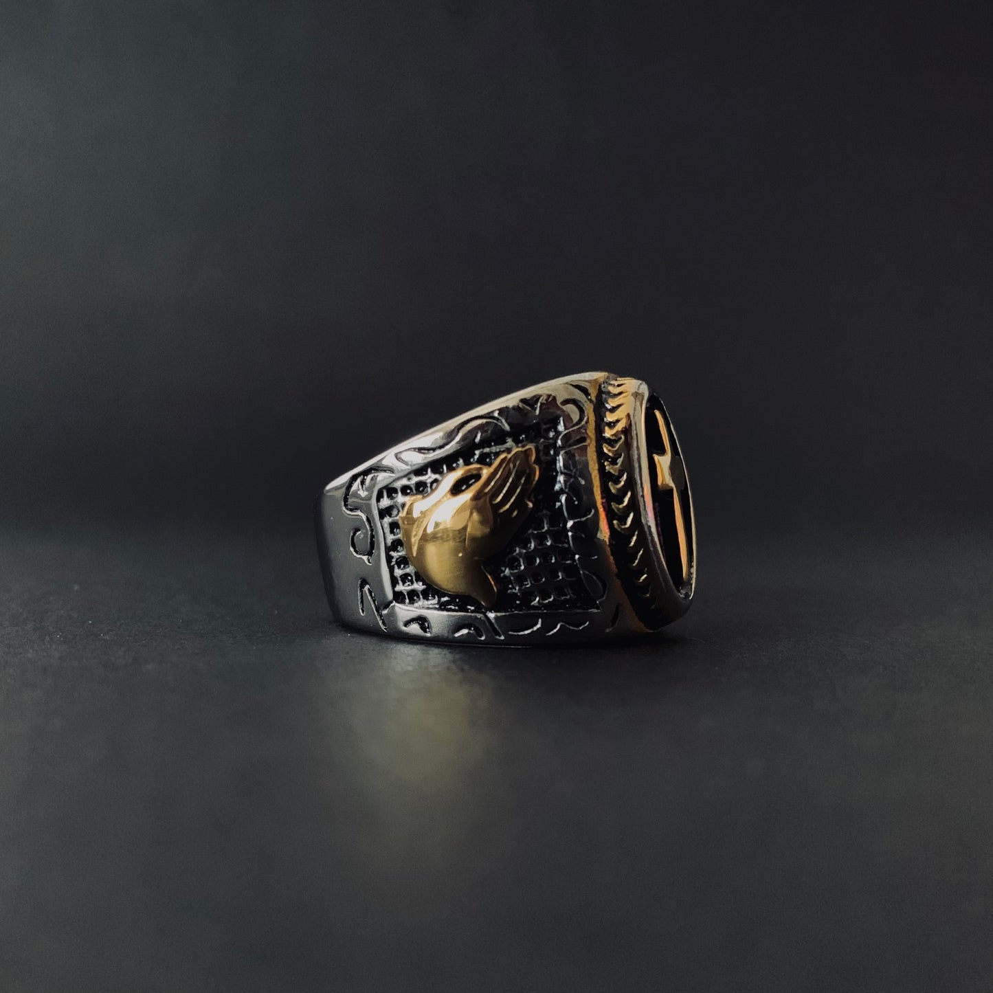 Cross Signet Ring