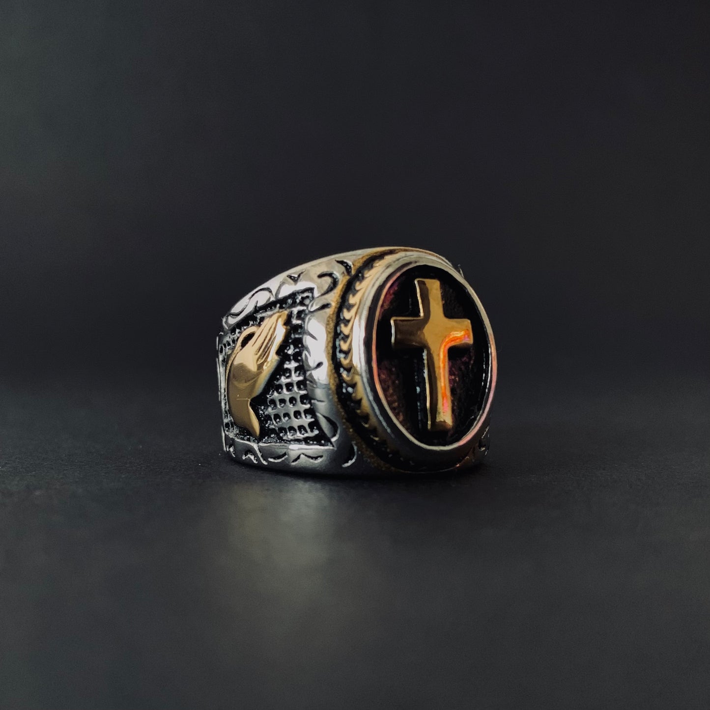 Cross Signet Ring