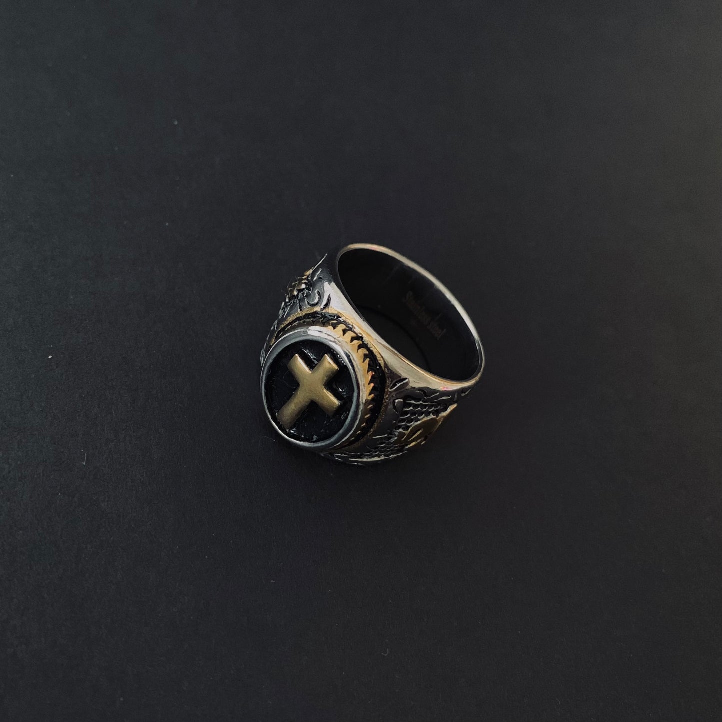 Cross Signet Ring