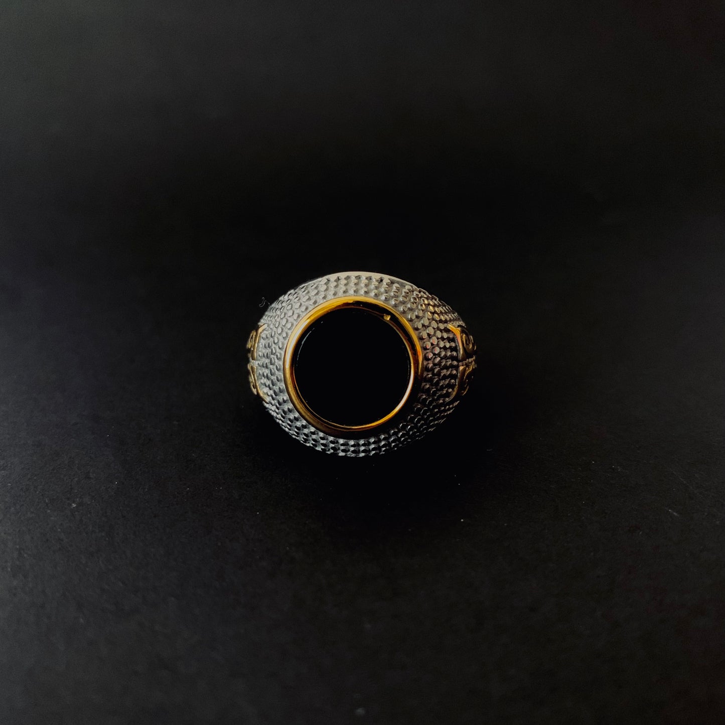 Black Onyx Signet Ring