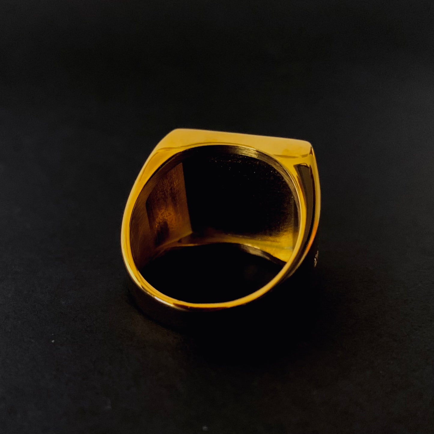 Crystal Cross Signet Ring